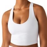 Sports Vest-Style Bra (Built-in Pads, Racerback Design)