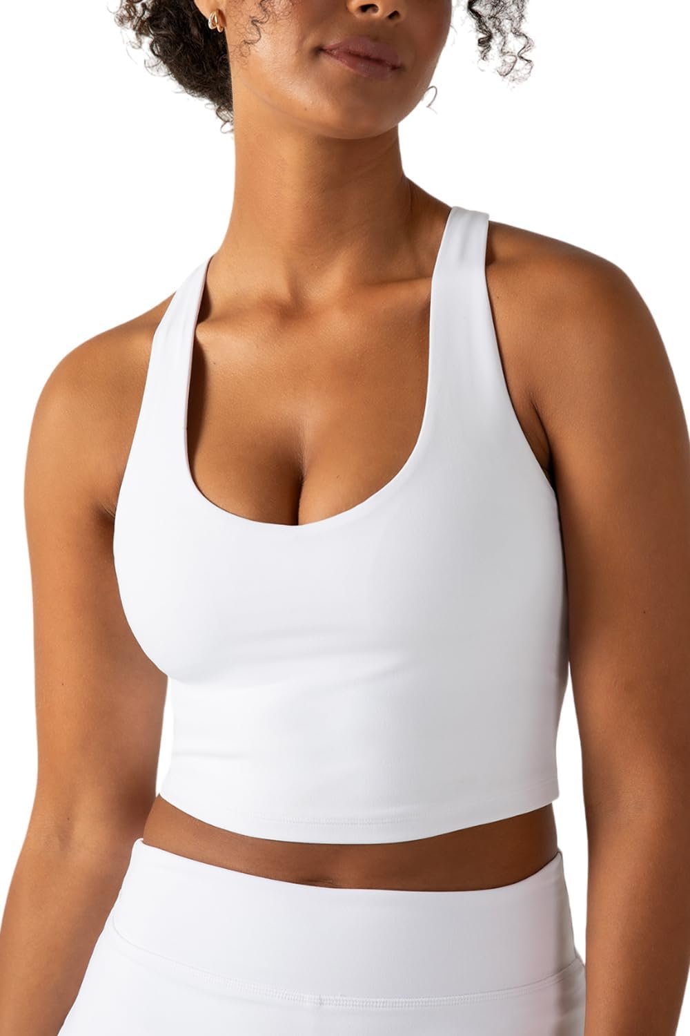 61XIXgBblL._AC_SL1500_.jpg Sports Vest-Style Bra (Built-in Pads, Racerback Design) - Image 1