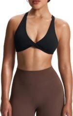 Women's Low-Intensity Sports Bra (Front Twist and Cross Straps)