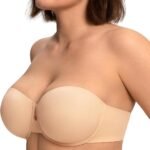 Strapless Push-up Bra for Women with Large Busts