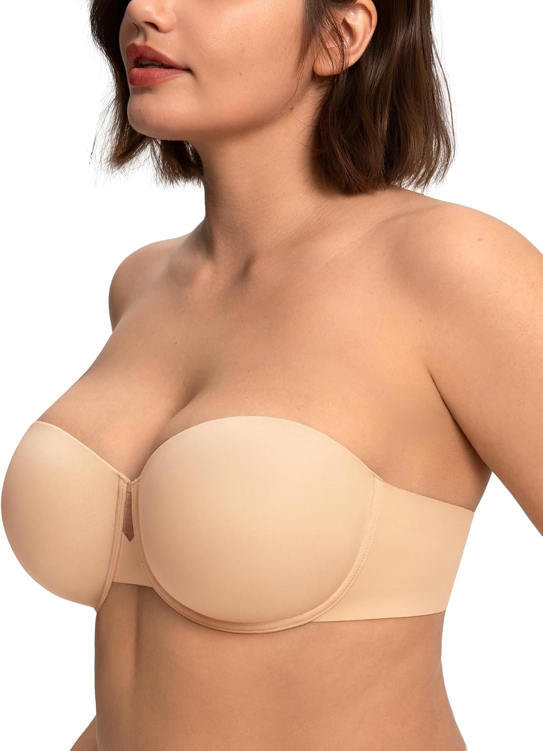 71G9sauN1ML._AC_SL1500_.jpg Strapless Push-up Bra for Women with Large Busts - Image 1