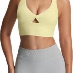 Front Knot Sports Bra (Four-Way Elastic, Moisture-Wicking)