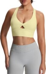 Front Knot Sports Bra (Four-Way Elastic, Moisture-Wicking)