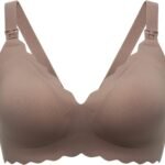 Seamless Maternity Nursing Bra (Wire-free, Classic Soft Support Strip Design)
