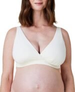 Ballet-Style Seamless Crossover Nursing Bra (Comfortable Nursing Underwear)
