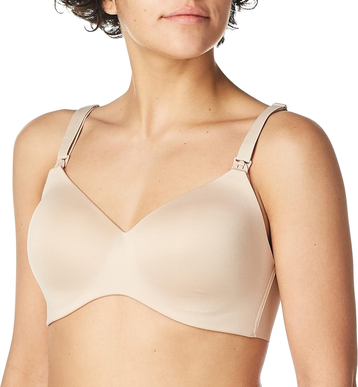 816Wa6wwBvL._AC_SL1500_.jpg Women's Comfortable Shaping Sponge Nursing Bra (Wireless) - Image 1