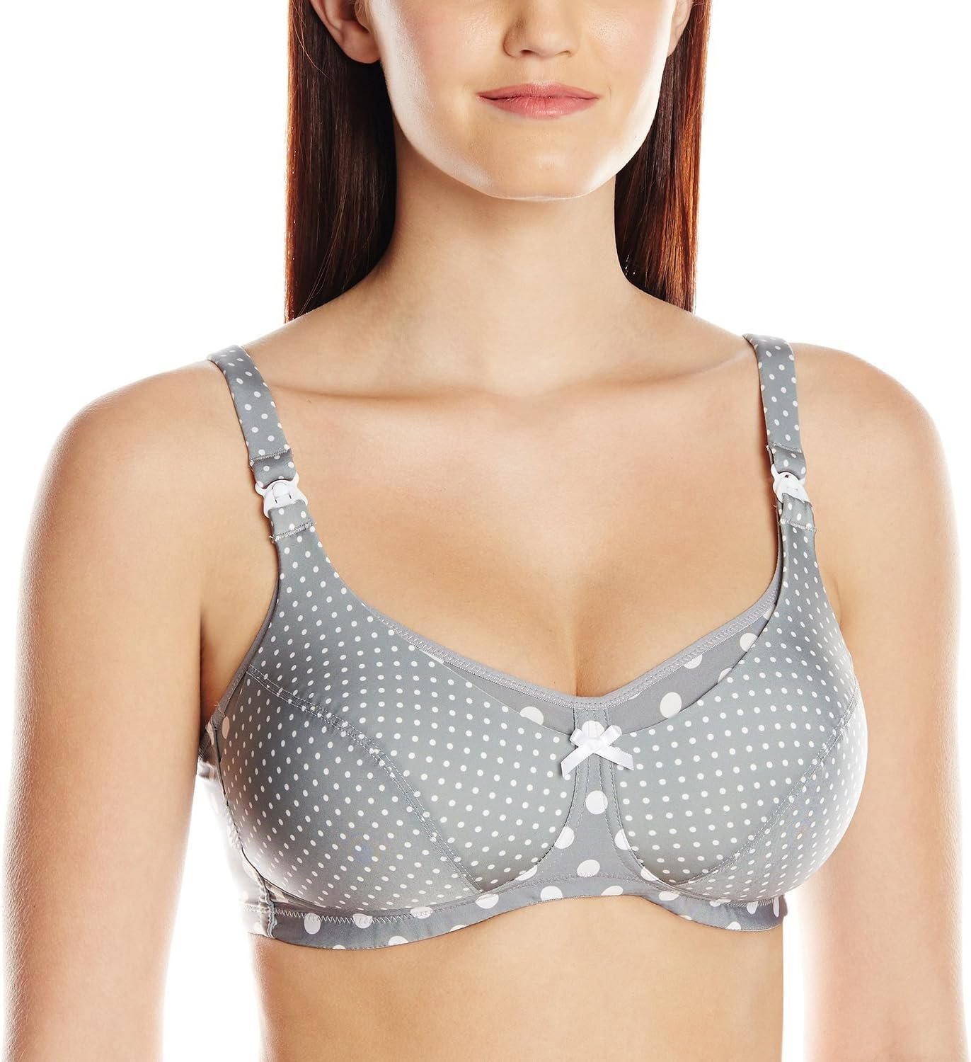 817GZE8Z5aL._AC_SL1500_.jpg Women's Polka Dot Nursing Bra - Image 1