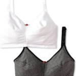 Women's Wire-Free Nursing Bra (Double Cup, One-Handed Opening and Closing)