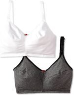 Women's Wire-Free Nursing Bra (Double Cup, One-Handed Opening and Closing)