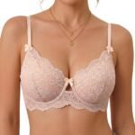 Women's Sexy Lace Cup Unpadded Underwire Bra
